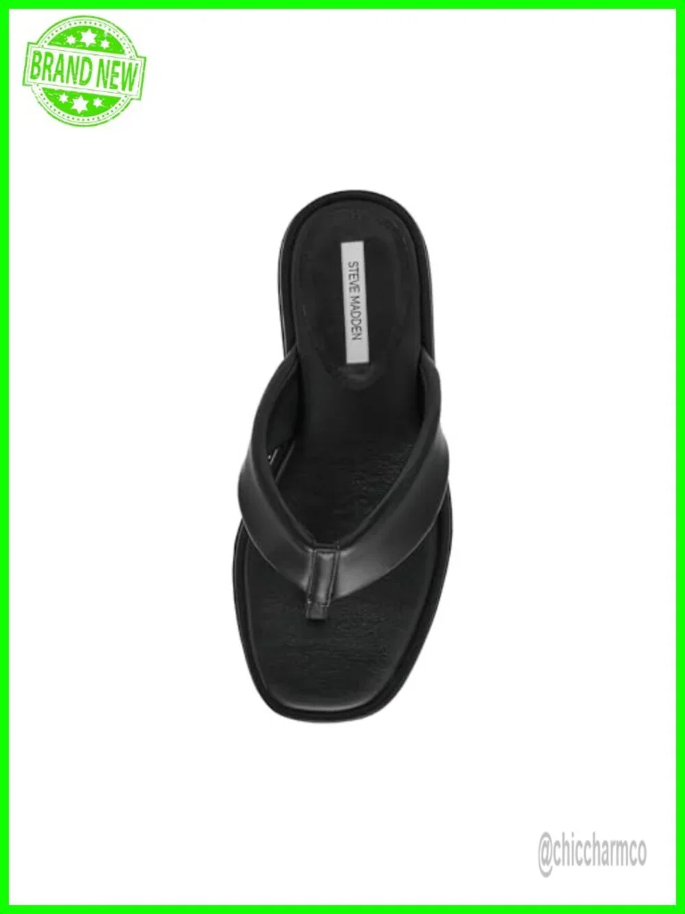 Steve Madden Women's Bella Flip Flop Sandals Flat PU